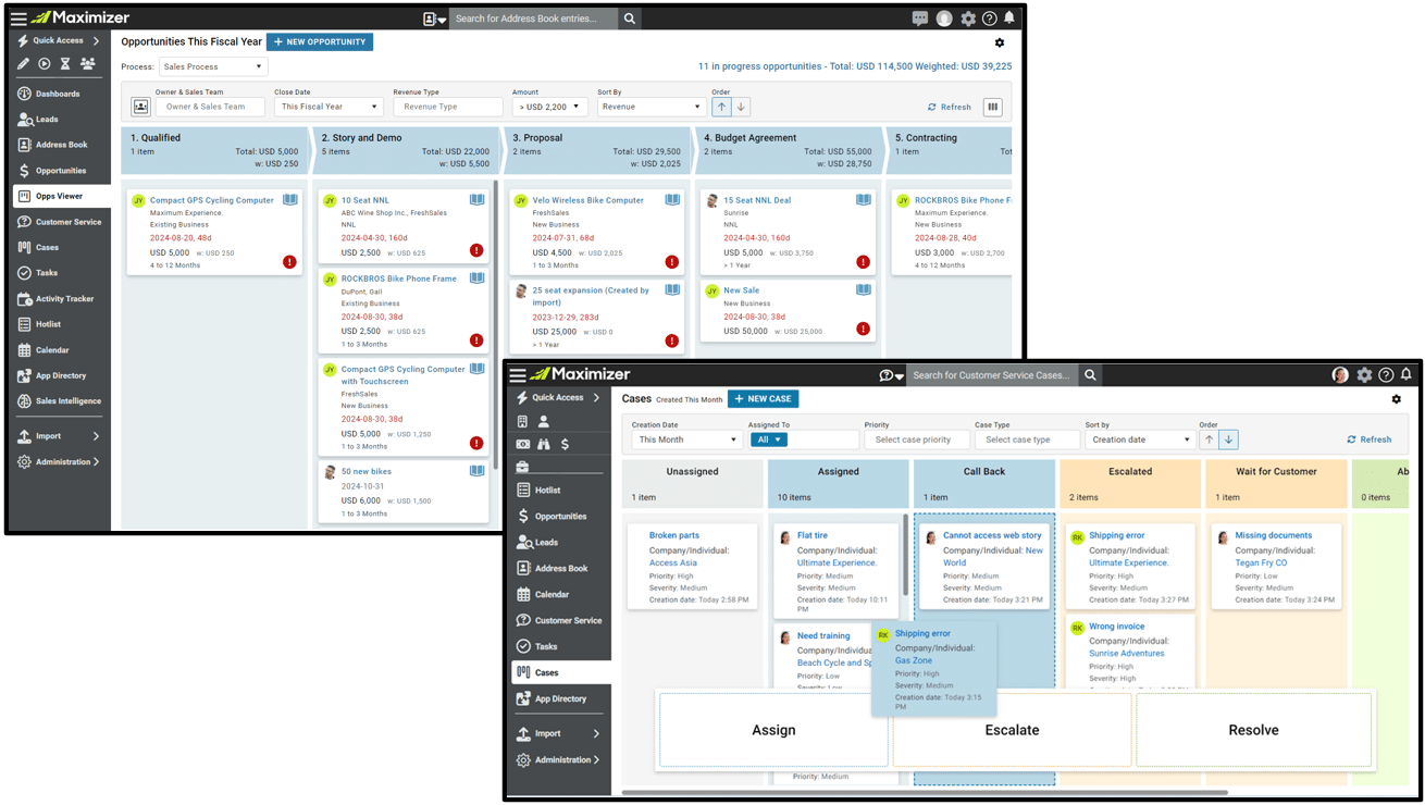 Maximizer CRM 2024.1 On-Premise Update