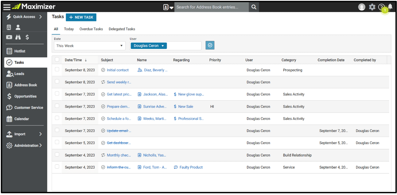 Maximizer CRM 2024.1 On-Premise Update