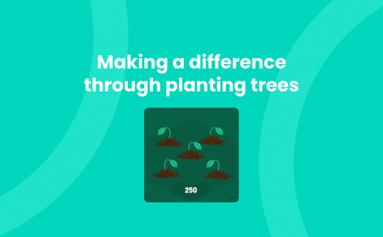 Making a difference through planting trees